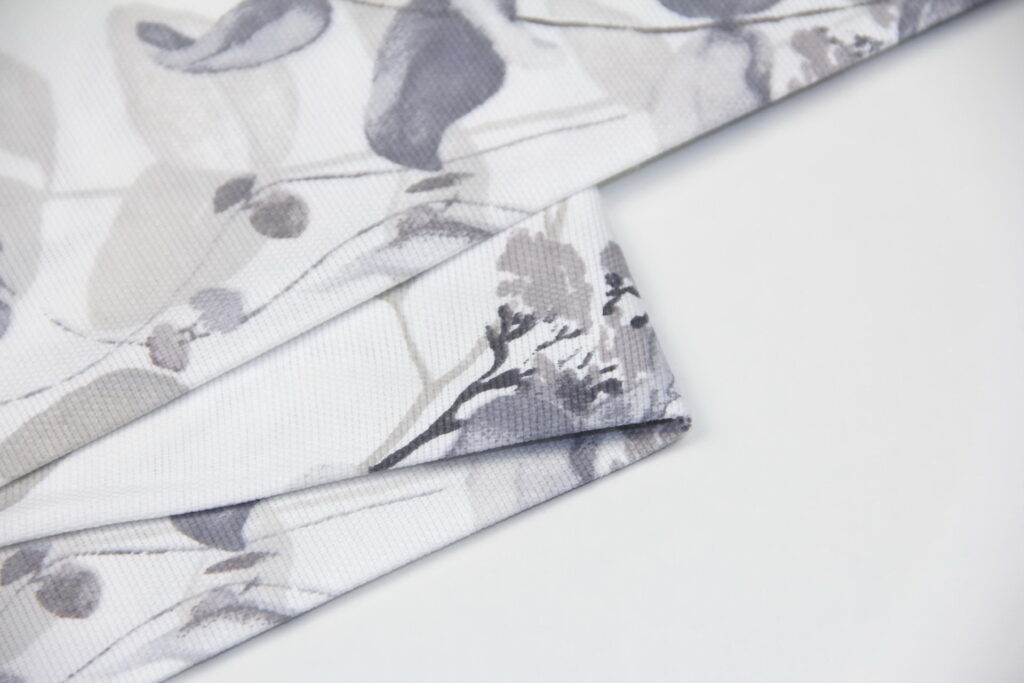 Ткань скатертная с тефлоновой пропиткой Эвкалипт Серый