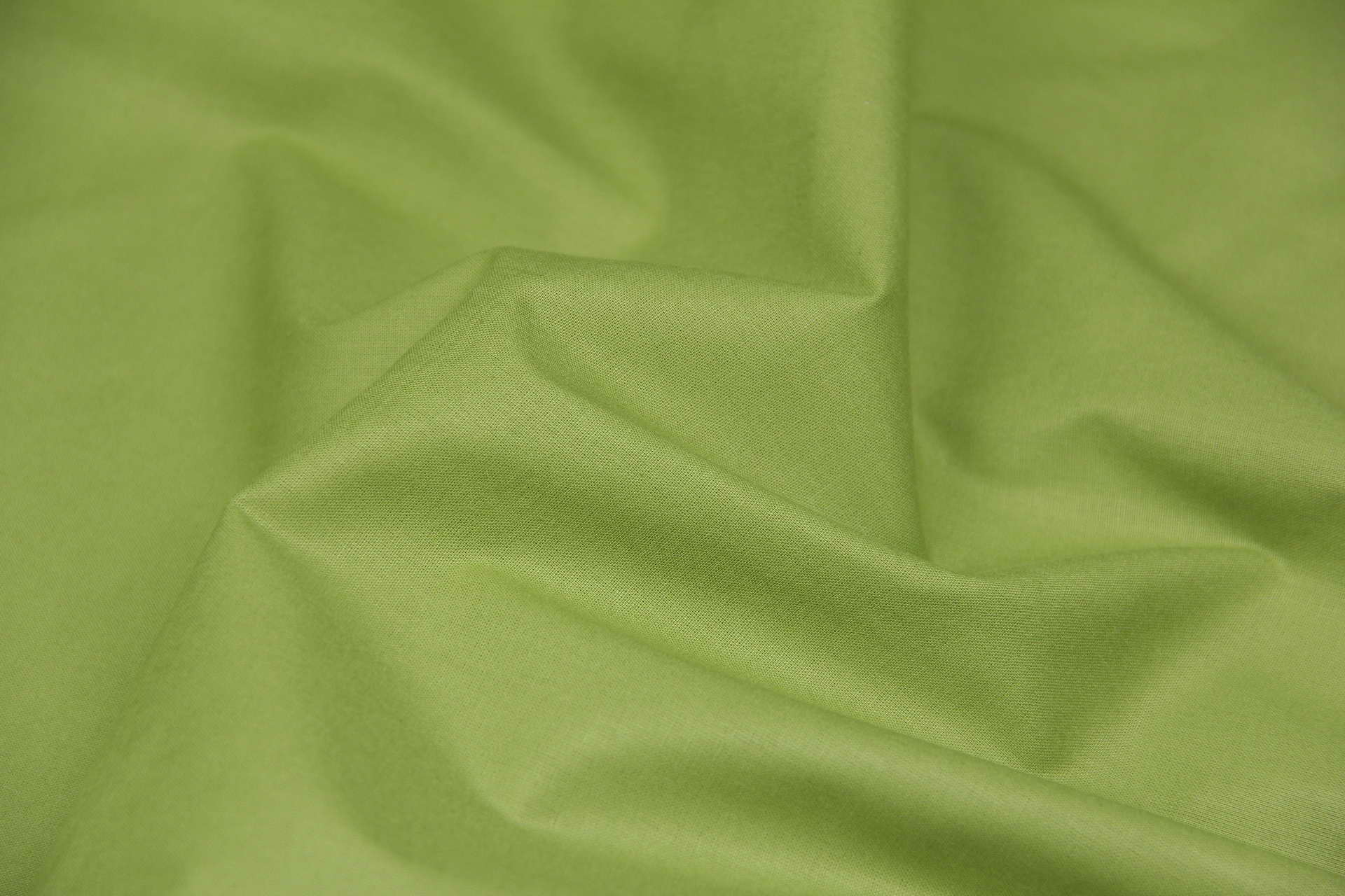 Ткань Поплин PN74 Насыщенно-оливковый, Турция, ширина 240 см, плотность 135 г/м2