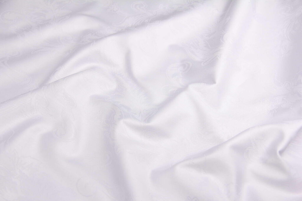 Ткань Сатин жаккард Рим Светло-серый, Турция, ширина 240см, плотность 130 г/м3
