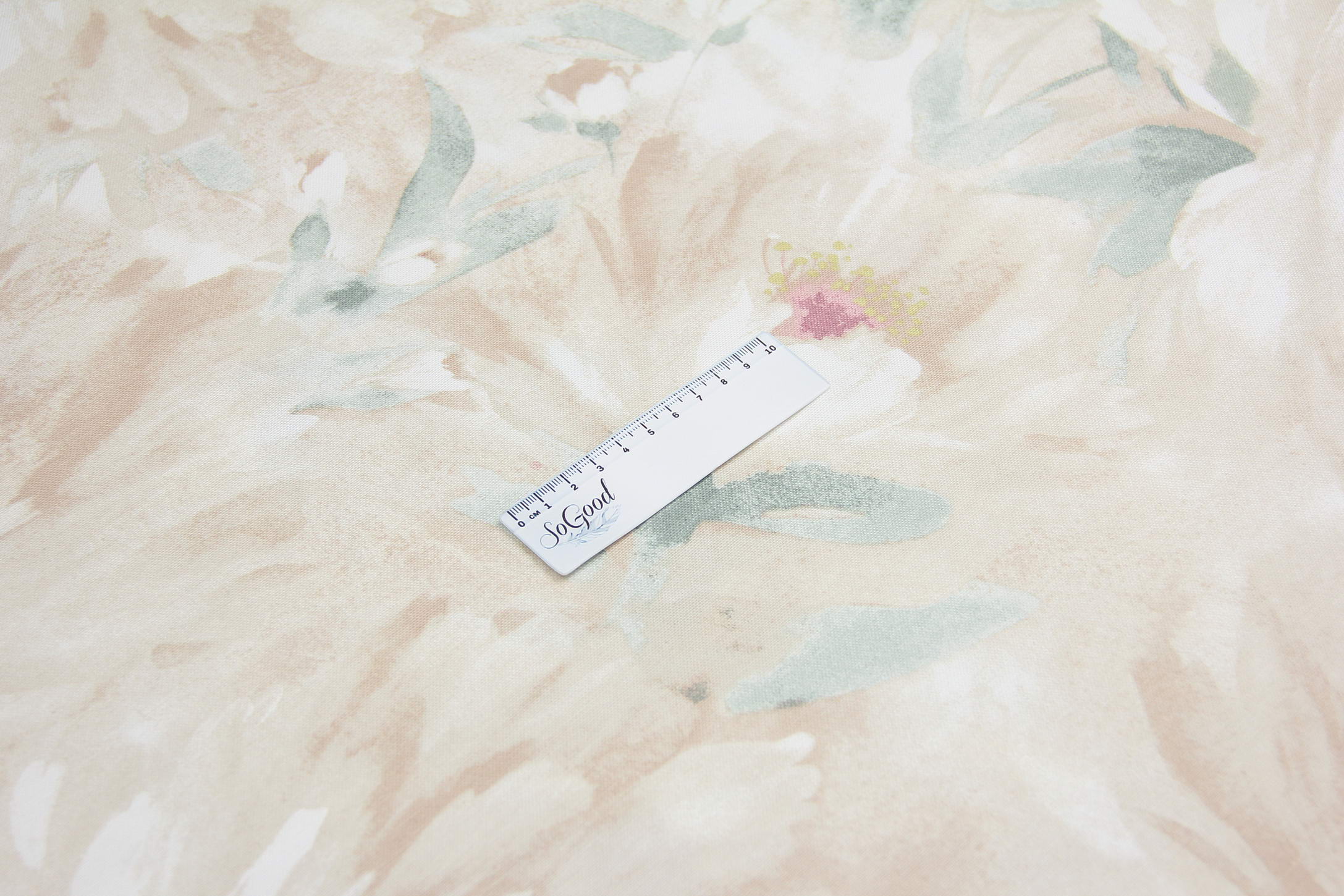 Ткань скатертная с тефлоновой пропиткой Эльга Бежевый