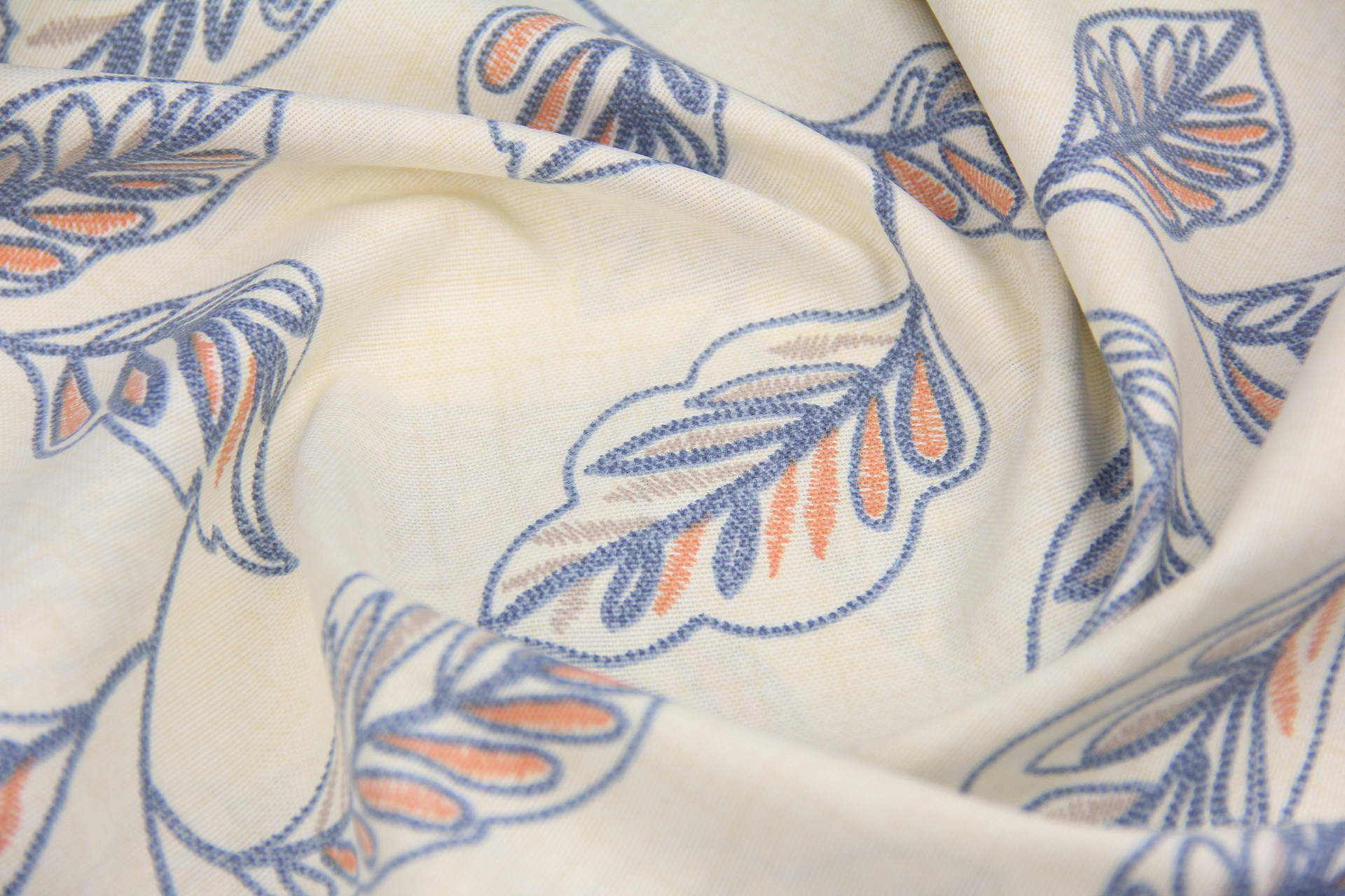 Ткань скатертная с тефлоновой пропиткой Ажурный лист