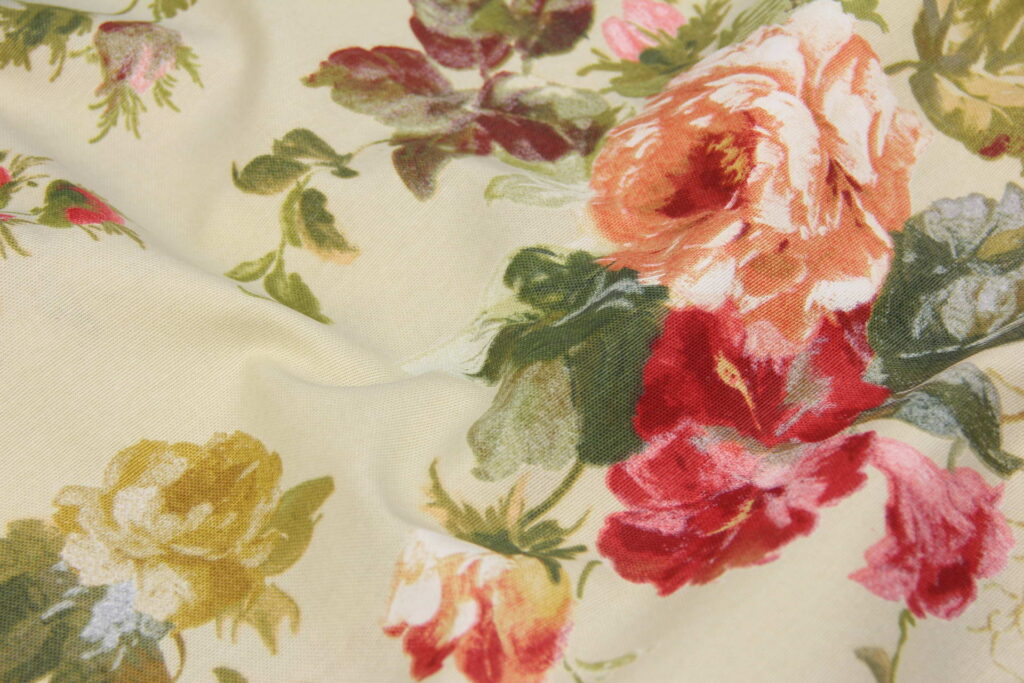 Ткань скатертная с тефлоновой пропиткой Утренний сад