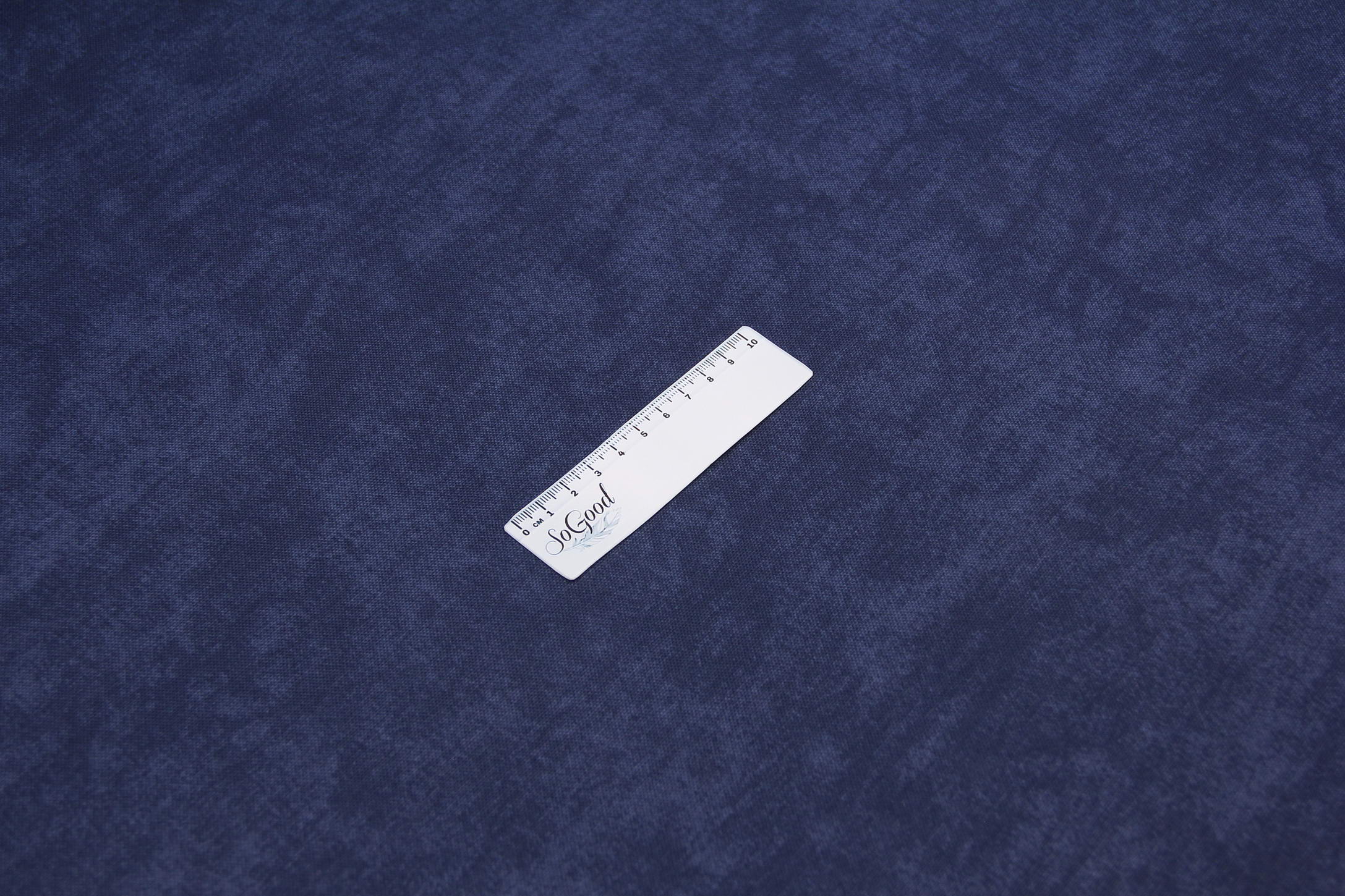 Ткань скатертная с тефлоновой пропиткой Травертин Темно-синий F15