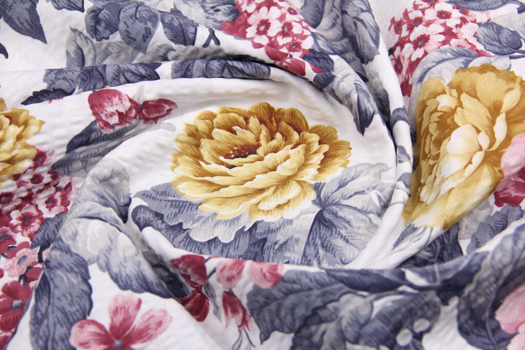 Ткань Ранфорс жатка (гофре) Вернисаж, Турция, ширина 240 см, 100% хлопок