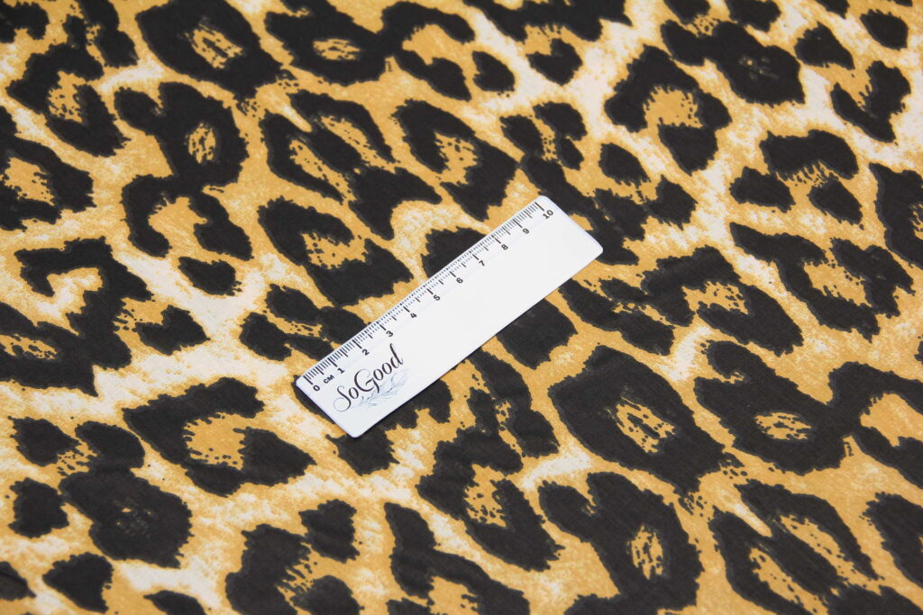 Ткань Ранфорс Леопард, Турция, ширина 240 см, плотность 135 г/м2