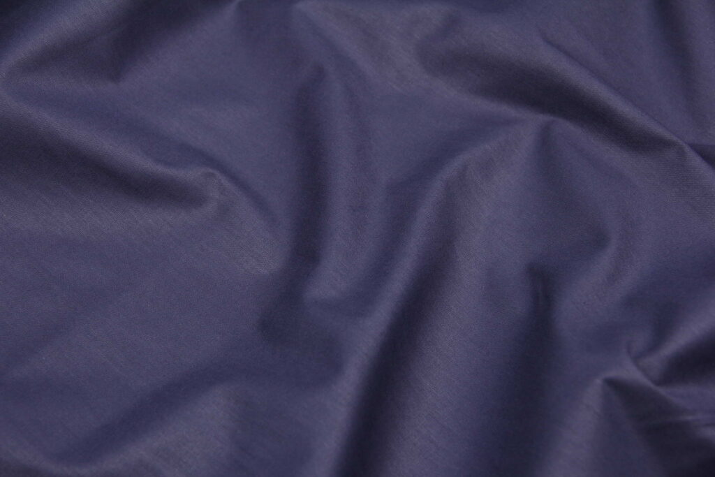 Ткань Поплин PNF105 Синий деним, Турция, ширина 240 см, плотность 135 г/м2