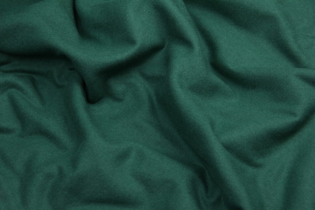 Ткань Фланель Зеленый мох, Турция, ширина 240 см, плотность 160 г/м2