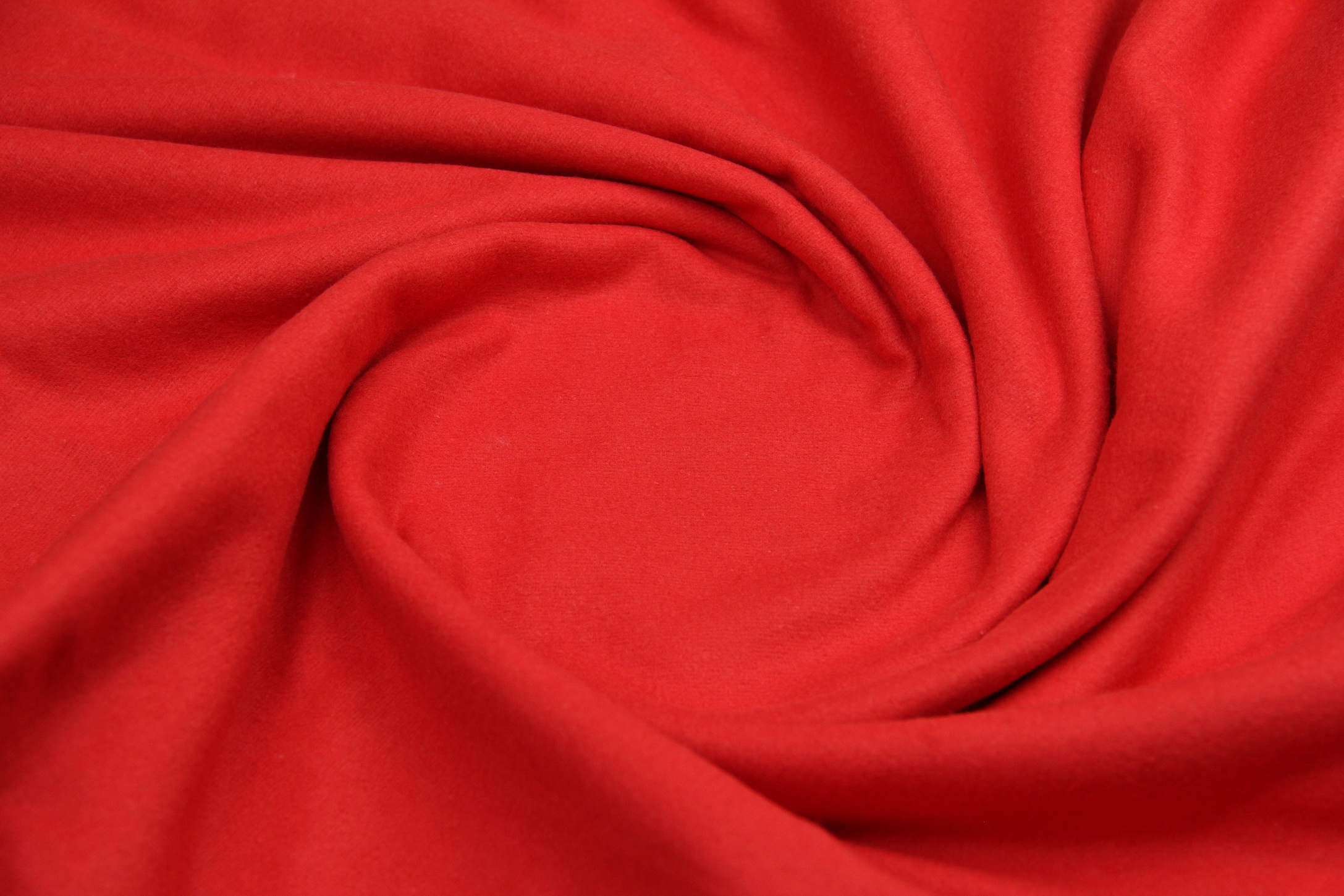 Ткань Фланель Красный, Турция, ширина 240 см, плотность 160 г/м2