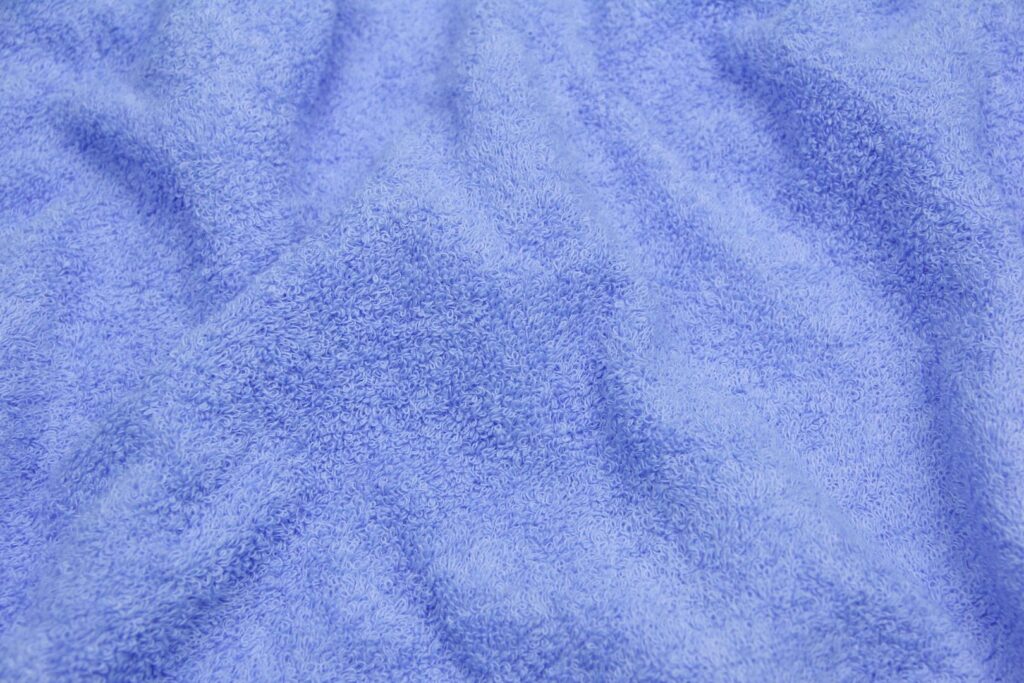 Махра двухсторонняя Синий 100% Хлопок, ширина 160 см, плотность 365 г/м2