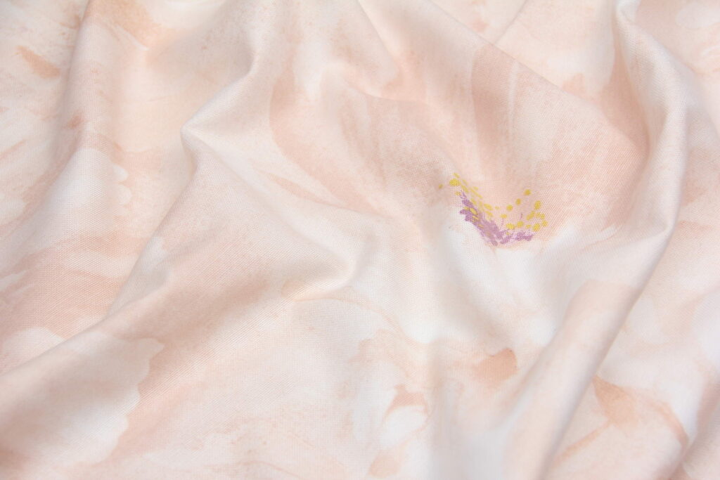 Ткань скатертная с тефлоновой пропиткой Эльга Персиковый