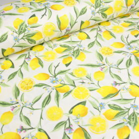 Ткань скатертная с тефлоновой пропиткой Лимонный сад