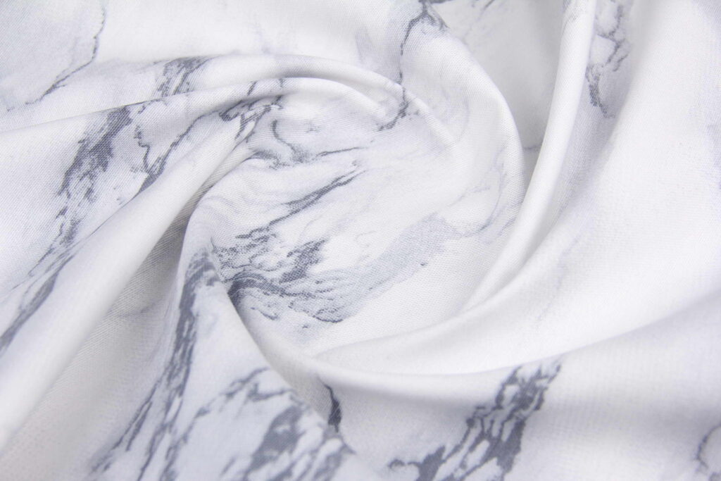 Ткань скатертная с тефлоновой пропиткой Мрамор Серый