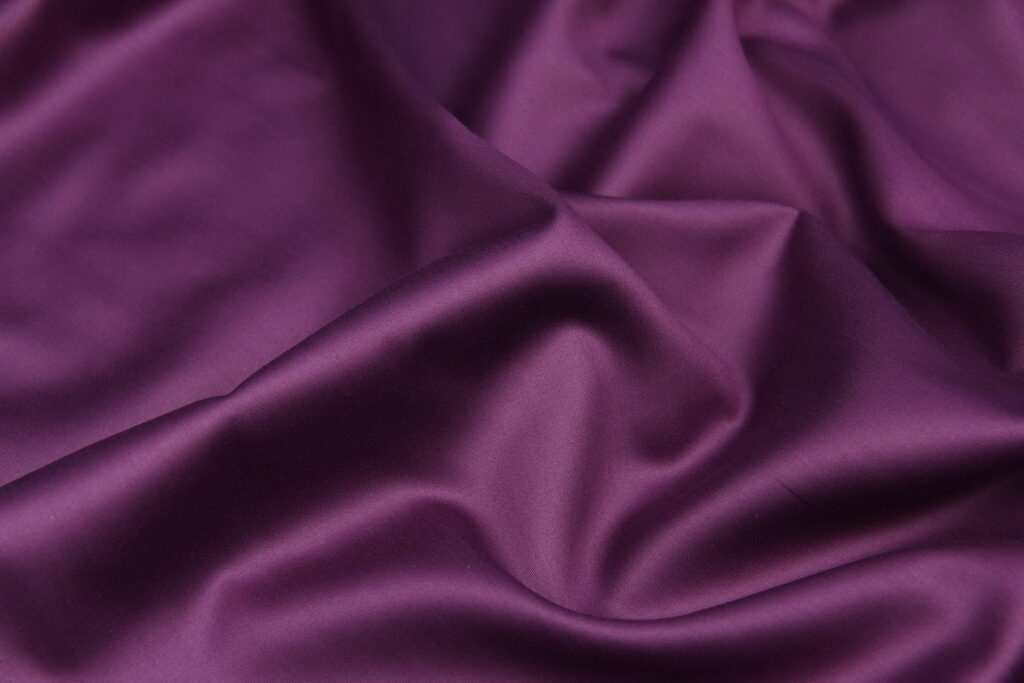 Ткань Сатин SN73 Темно-фиолетовый, Турция, ширина 240см, плотность 130 г/м2