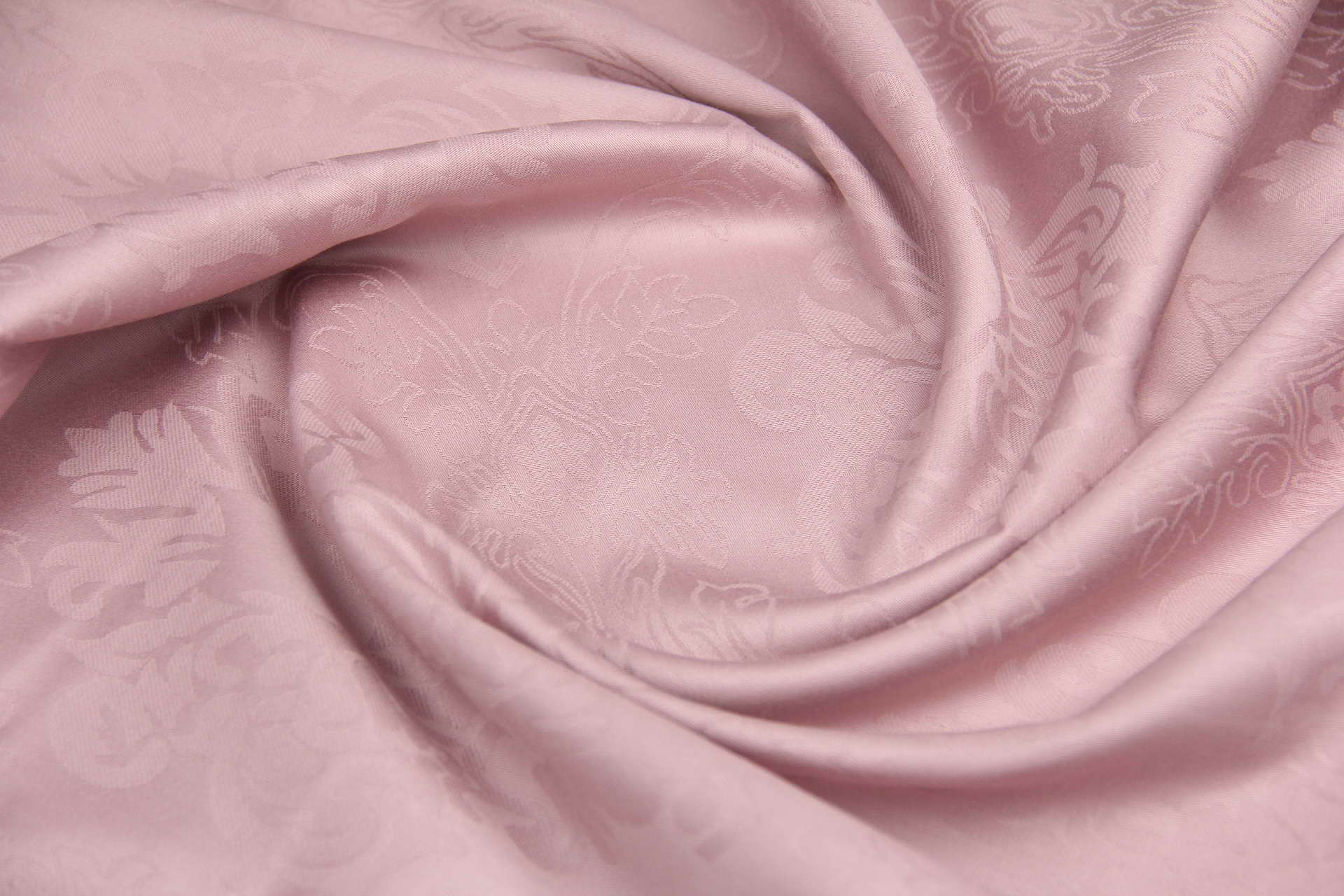 Ткань Сатин жаккард Флоренция Пыльная роза, Турция, ширина 240см, плотность 130 г/м2