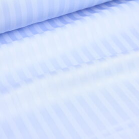 Ткань Страйп-сатин SSN14 Голубой, Турция, ширина 240см, плотность 130 г/м2