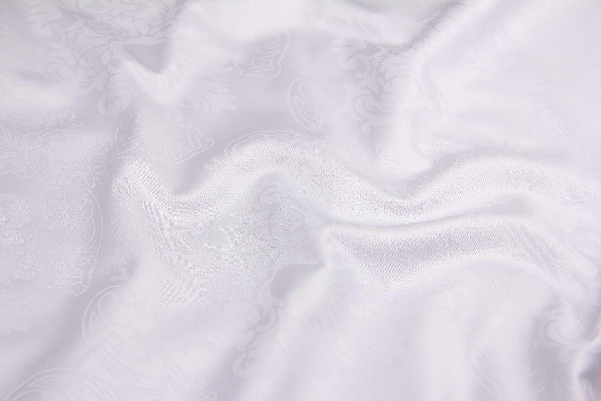 Ткань Сатин жаккард Флоренция Светло-серый, Турция, ширина 240см, плотность 130 г/м2