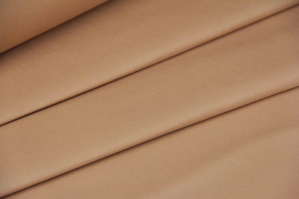Ткань Поплин PN14 Орехово-коричневый, Турция, ширина 240 см, плотность 135 г/м2