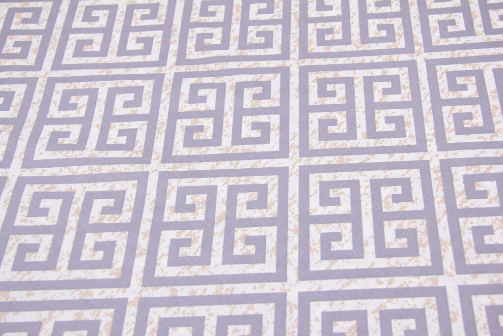 Ткань Ранфорс Геометрия Серый, Турция, ширина 240 см, 100% хлопок, плотность 135 г/м2