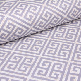 Ткань Ранфорс Геометрия Серый, Турция, ширина 240 см, 100% хлопок, плотность 135 г/м2