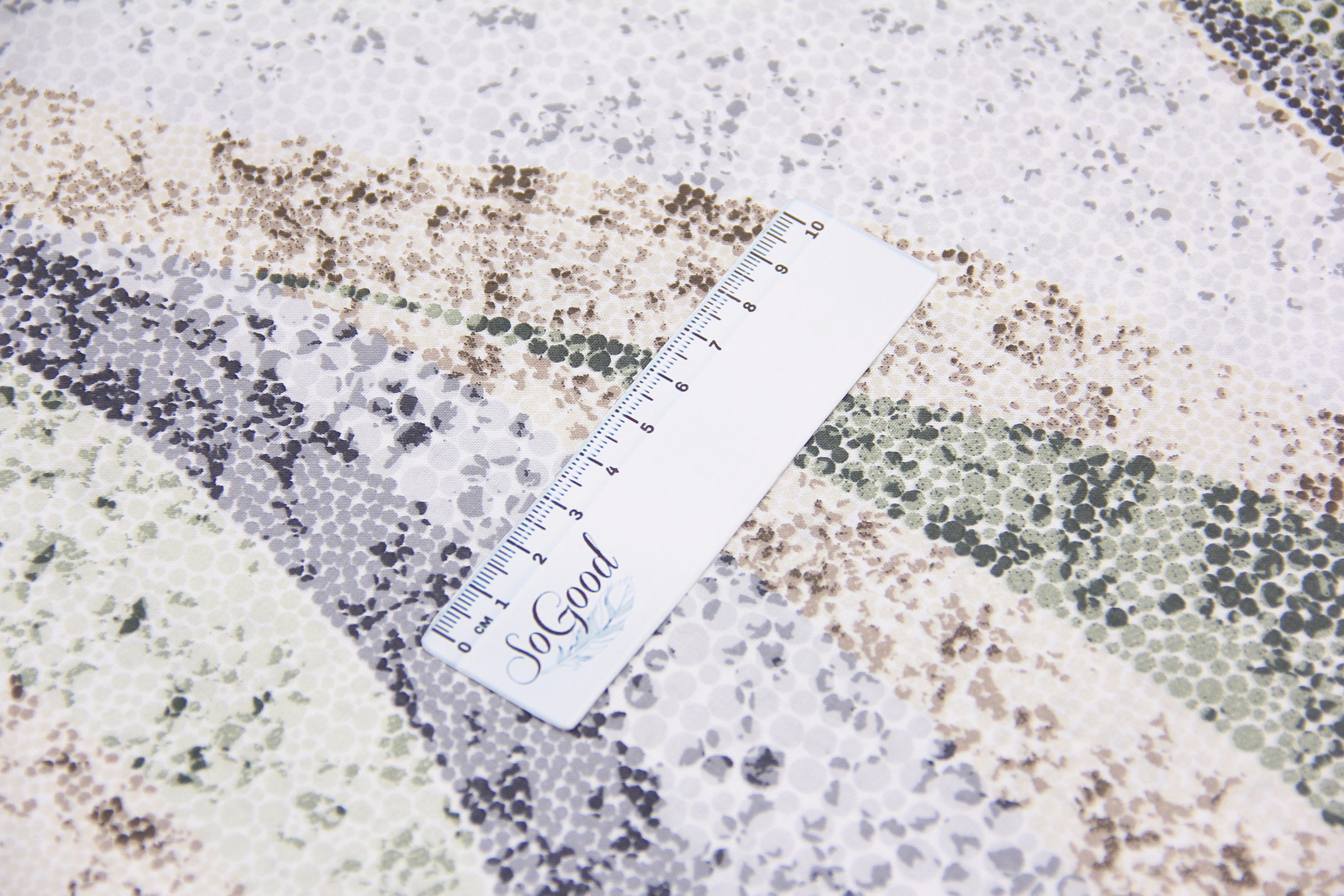 Ткань Ранфорс Дюны Зеленый, Турция, ширина 240 см,100% хлопок, плотность 135 г/м2