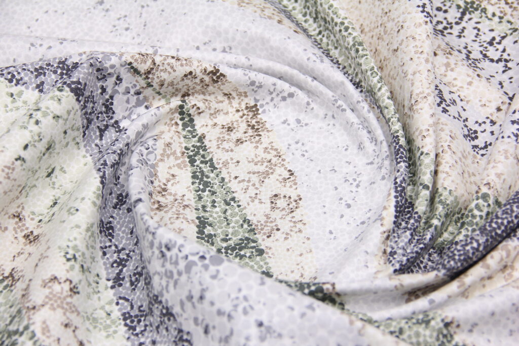 Ткань Ранфорс Дюны Зеленый, Турция, ширина 240 см,100% хлопок, плотность 135 г/м2