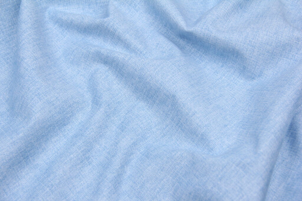 Ткань Ранфорс Текстура Голубой, Турция, ширина 240 см, 70% хлопок 30% ПЭ