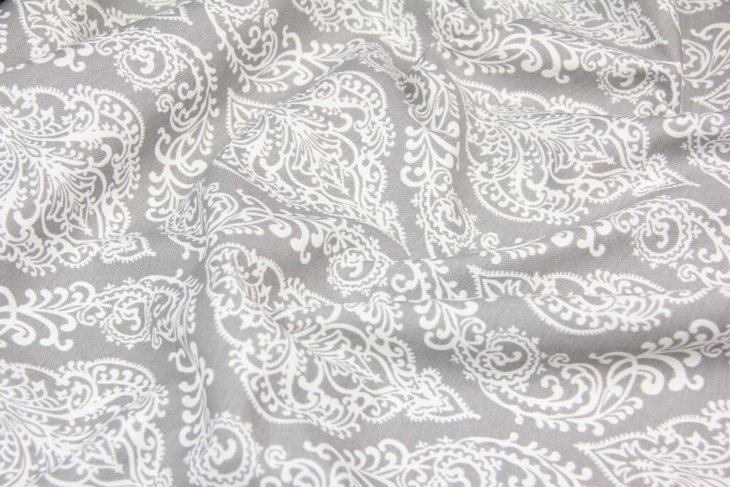 Ткань скатертная с тефлоновой пропиткой Версаль Серый