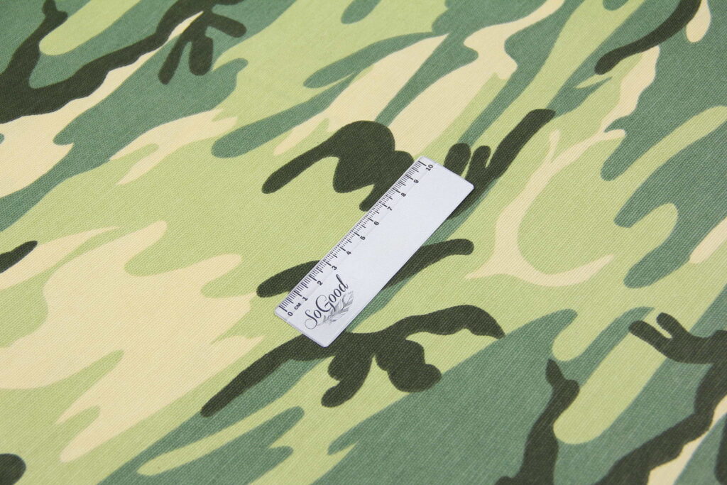 Ткань скатертная с тефлоновой пропиткой Камуфляж Зеленый