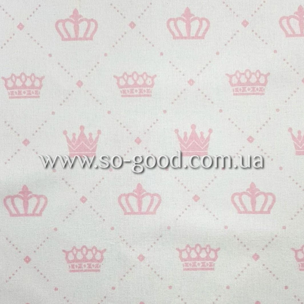 Ткань Фланель Корона Розовый 240 см. пог. м.
