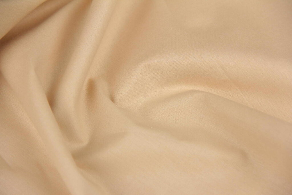 Ткань Поплин PN12 Песочно-бежевый, Турция, ширина 240 см, плотность 135 г/м2