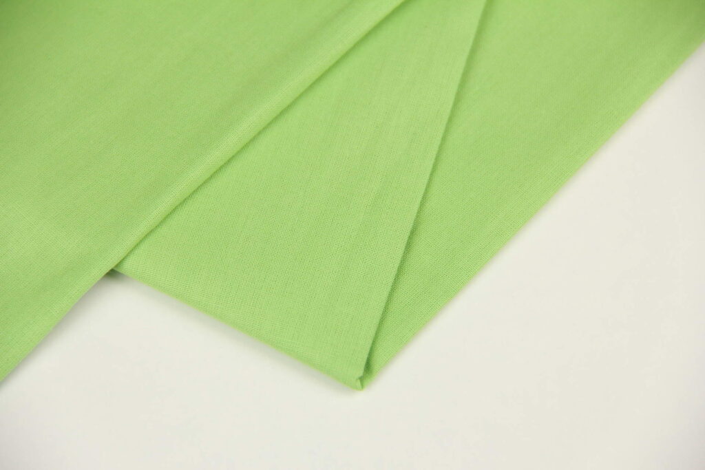 Ткань Поплин PN72 Салатово-зеленый, Турция, ширина 240 см, плотность 135 г/м2