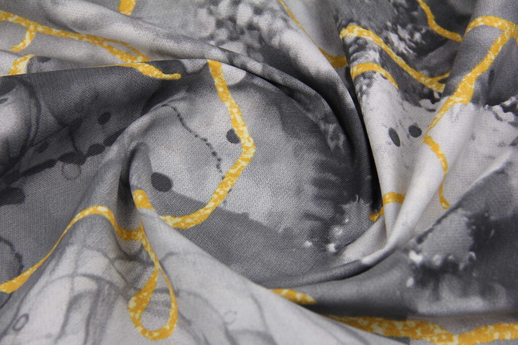 Ткань скатертная с тефлоновой пропиткой Везувий Серый