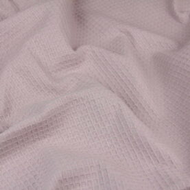 Ткань Вафельное полотно Ежевичный мусс, Турция, ширина 235 см, плотность 217 г/м2