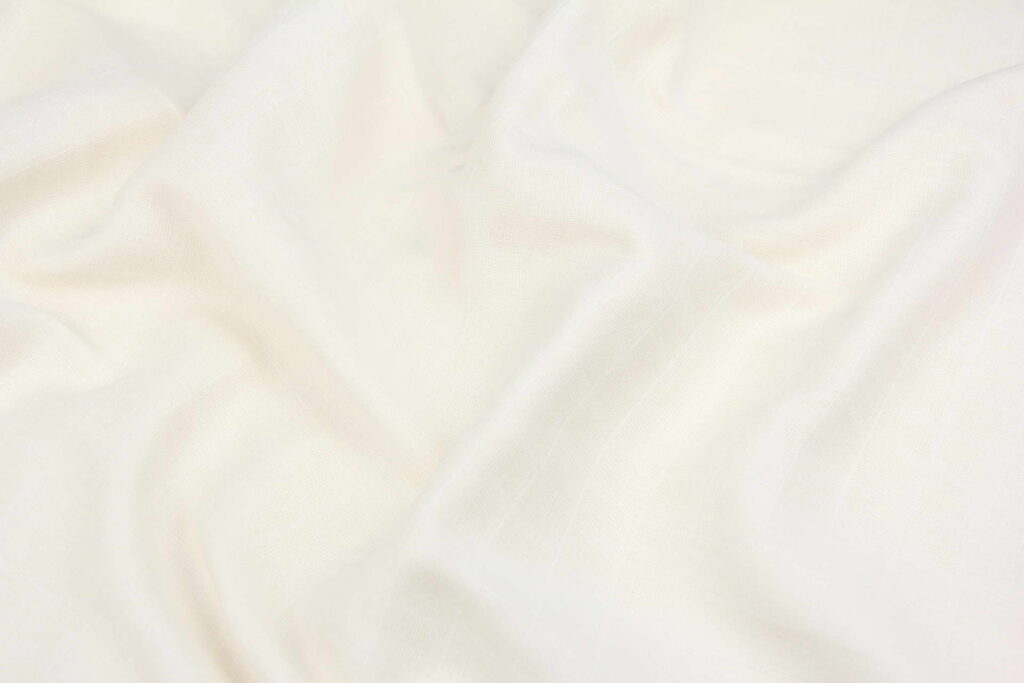 Ткань Муслин клеточка Крем, Турция, плотность 120 г/м2, ширина 160 см