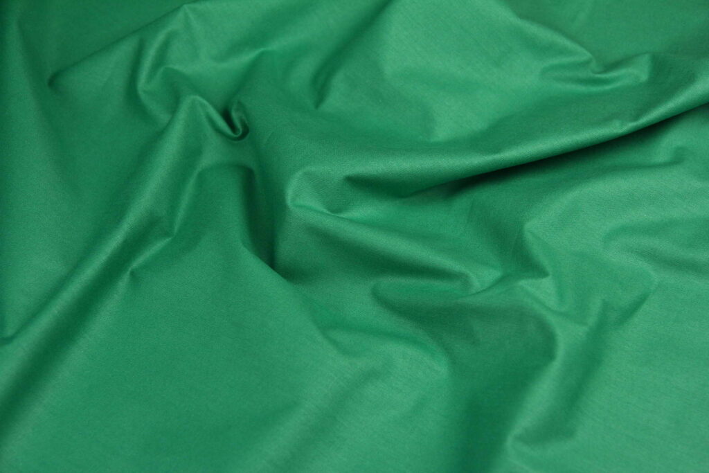 Ткань Поплин PN86 Зеленый, Турция, ширина 240 см, плотность 135 г/м2