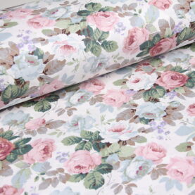 Ткань Ранфорс Розовый рай, Турция, ширина 240 см, плотность 135 г/м2
