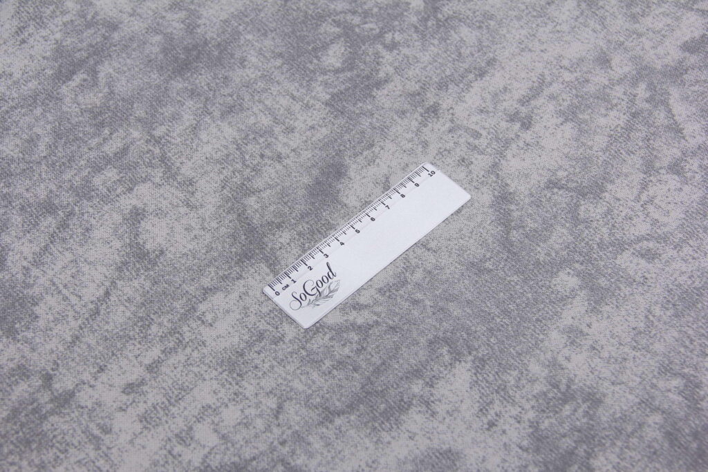 Ткань скатертная с тефлоновой пропиткой Травертин Серый V5