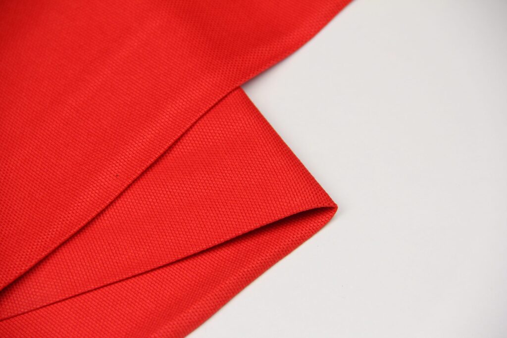 Ткань скатертная с тефлоновой пропиткой Красный N9