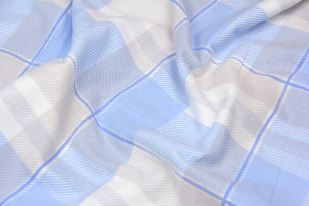 Ткань Ранфорс Звезды Т2 на голубом, Турция, ширина 240 см, плотность 135 г/м2
