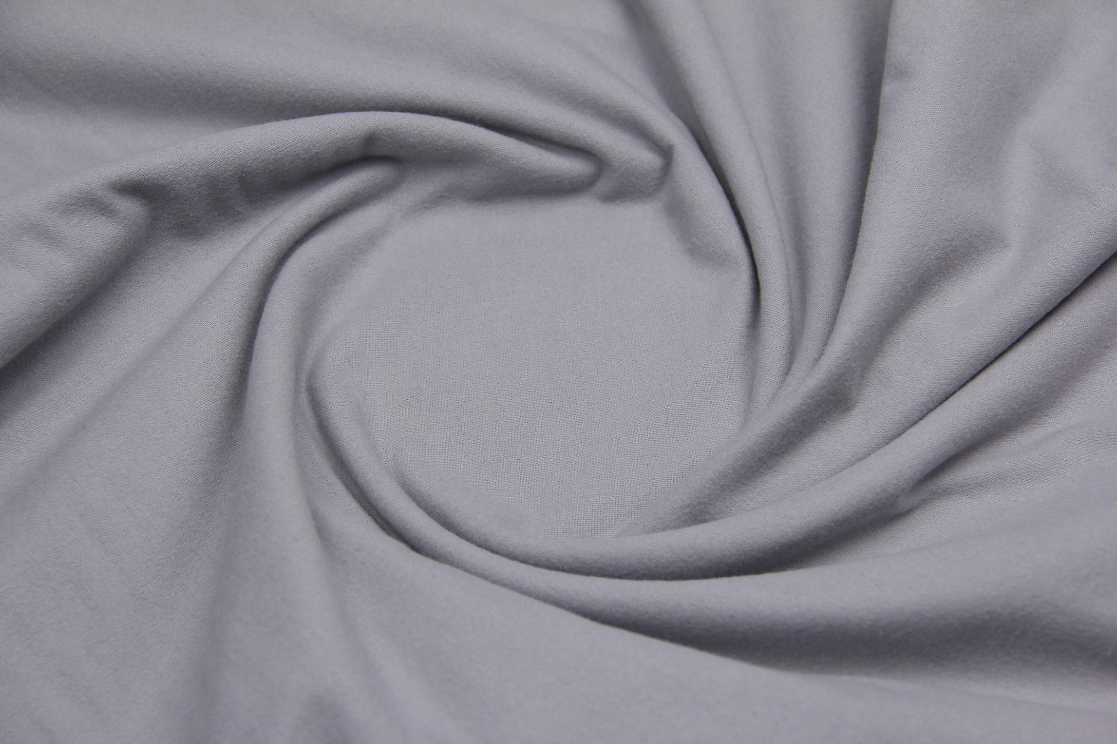 Ткань Фланель Серый, Турция, ширина 240 см, плотность 160 г/м2