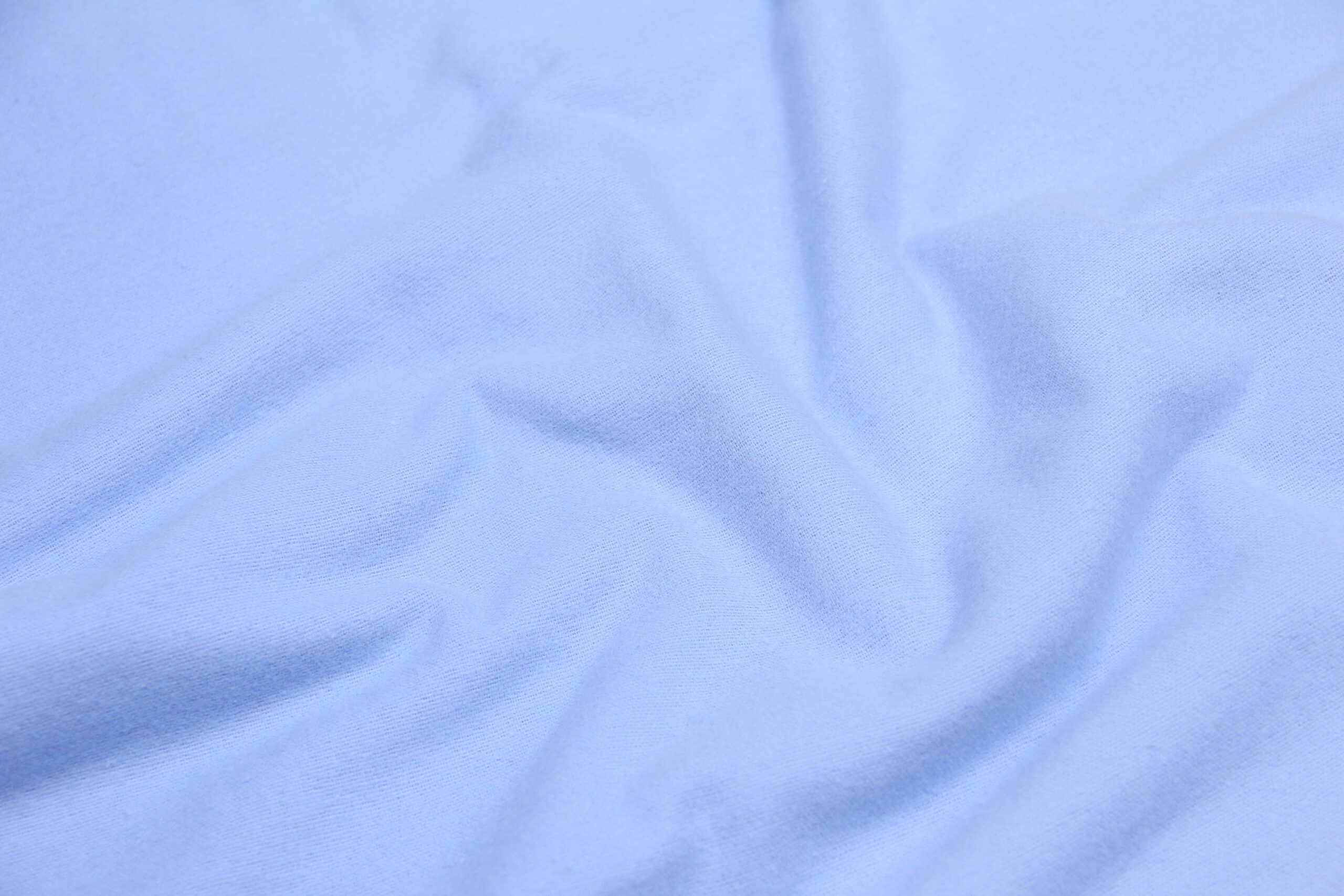 Ткань Фланель Голубой, Турция, ширина 240 см, плотность 160 г/м2