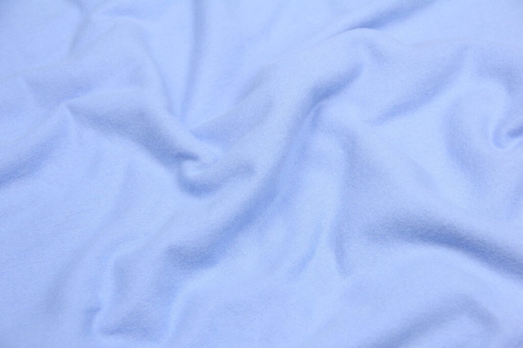 Ткань Фланель голубой, Турция, ширина 240 см, плотность 160 г/м2