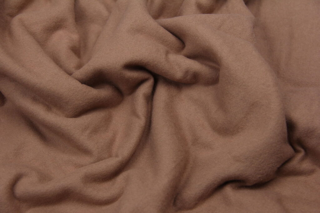 Ткань Фланель Коричневый, Турция, ширина 240 см, плотность 160 г/м2
