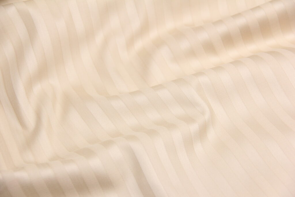 Ткань Страйп-сатин SSN7 Песочный, Турция, ширина 240см, плотность 130 г/м2