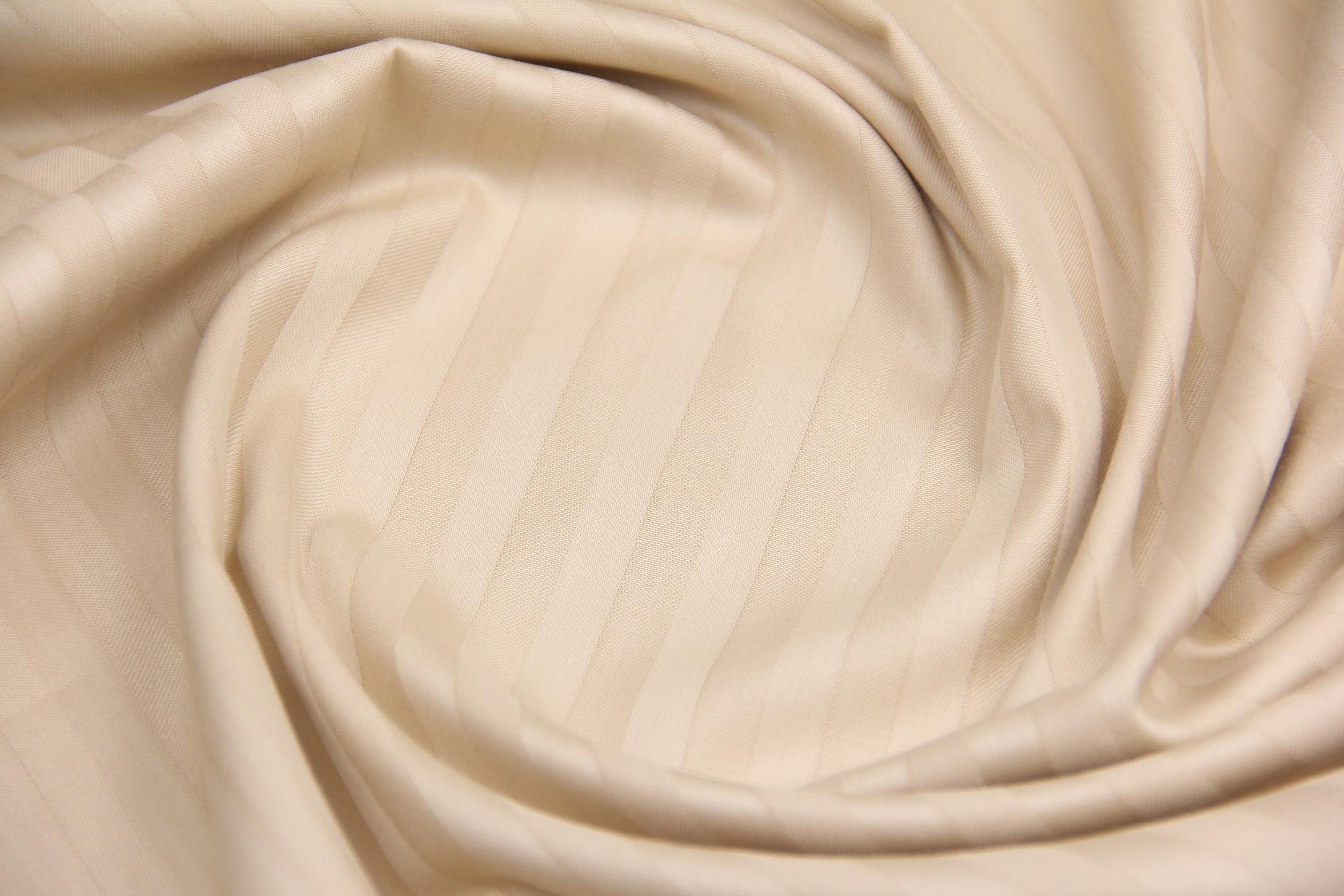 Ткань Страйп-сатин SSN7 Песочный, Турция, ширина 240см, плотность 130 г/м2