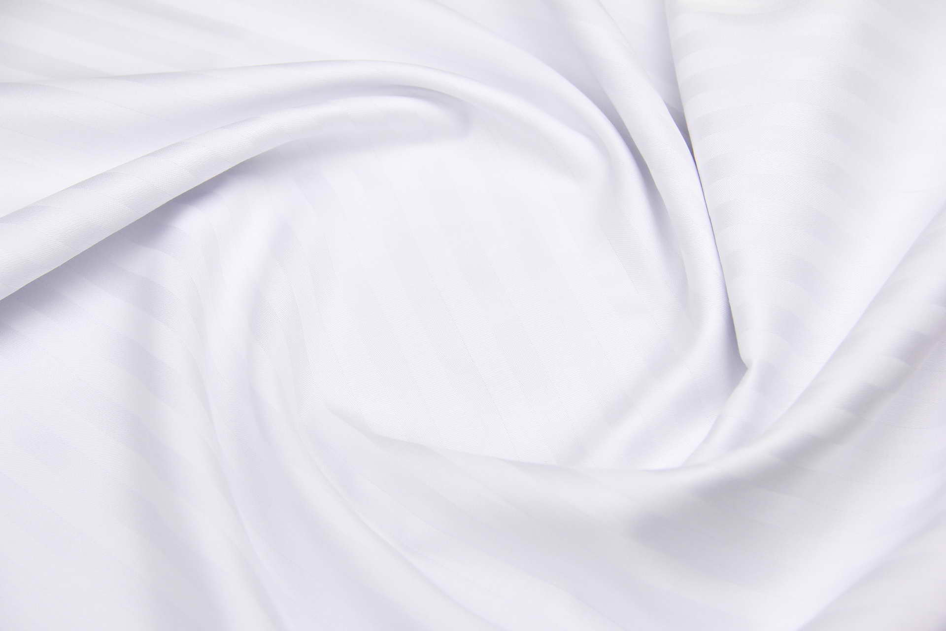 Ткань Страйп-сатин SSS1 Белый, Турция, ширина 240см, плотность 130 г/м2