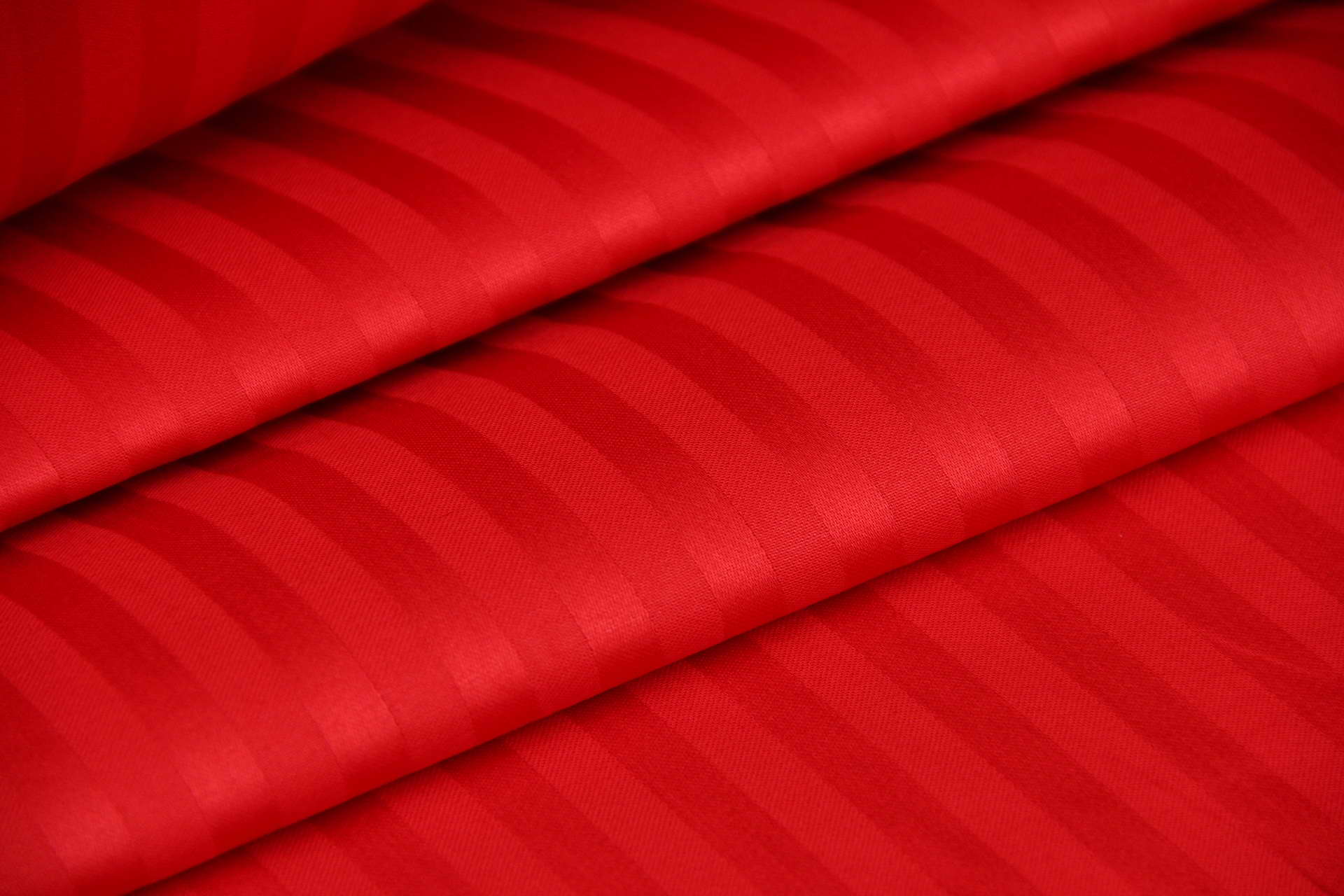 Ткань Страйп-сатин премиум SSW31 Красный, Турция, ширина 240см, плотность 130 г/м2