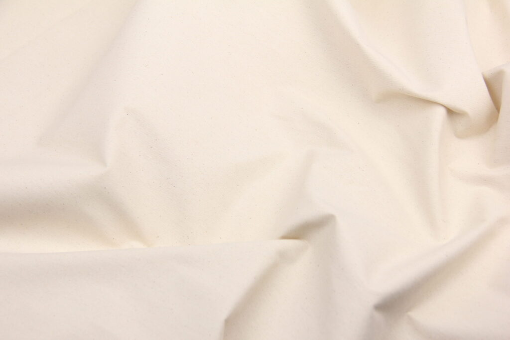 Ткань Тик наперниковый Кремовый, Турция, ширина 160 см, 100% хлопок