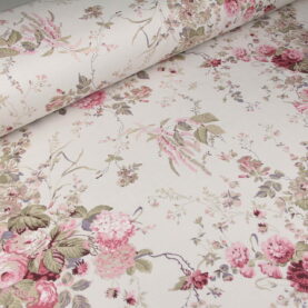 Ткань скатертная с тефлоновой пропиткой Весна Розовый