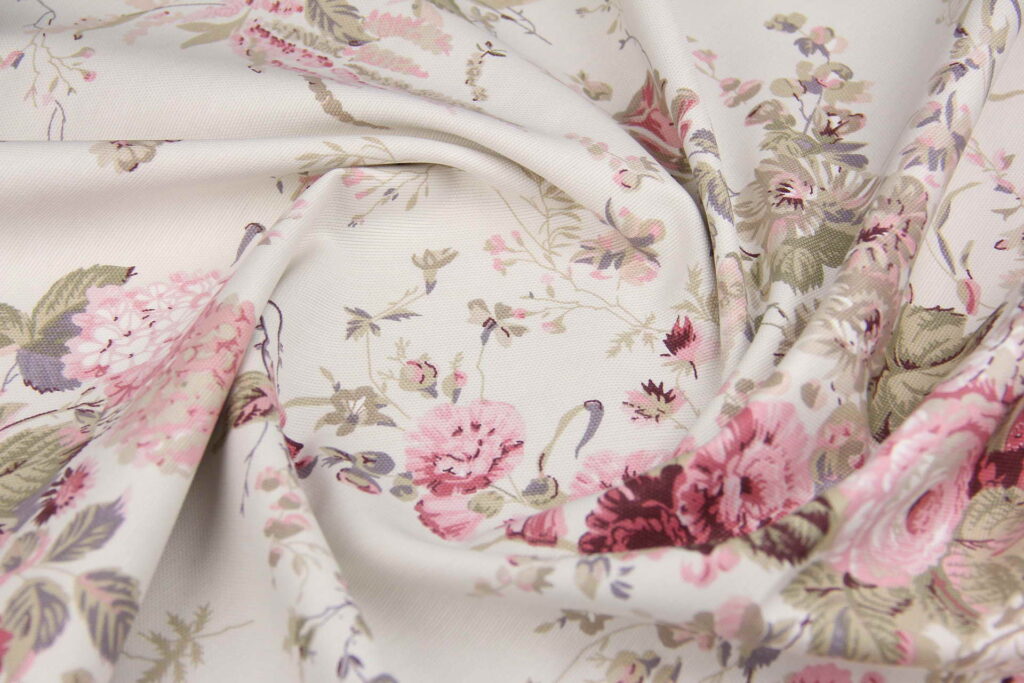 Ткань скатертная с тефлоновой пропиткой Весна Розовый